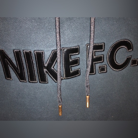 Nike Fc 1994 Men’s Black Gray Hoodie Size S Authentic - Picture 2 of 8